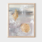 ニュートラルモダングレーのミニマル抽象芸術アートポスター ポスター