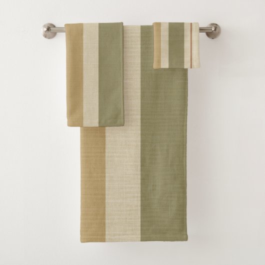 ニュートラルモダンストライプ バスタオルセット (インサイチュ)