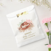 ニュートラルモダンボホカクタスカウボーイハットベビーシャワー フェイバーバッグ (封をした状態)