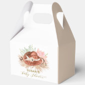 ニュートラルモダンボホカクタスカウボーイハットベビーシャワー フェイバーボックス (裏面)