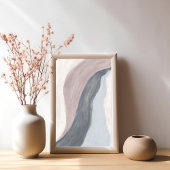 ニュートラルモダンミニマル抽象芸術アートポスター ポスター