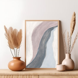 ニュートラルモダンミニマル抽象芸術アートポスター ポスター