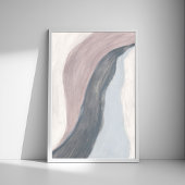 ニュートラルモダンミニマル抽象芸術アートポスター ポスター
