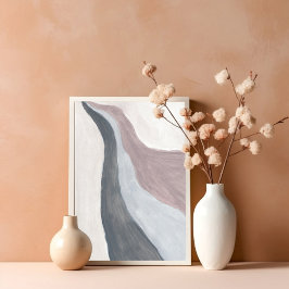 ニュートラルモダンミニマル抽象芸術アートポスター ポスター