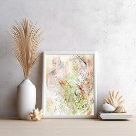 ニュートラルモダンミニマル抽象芸術アートポスター ポスター