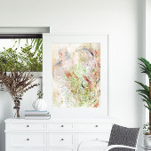 ニュートラルモダンミニマル抽象芸術アートポスター ポスター