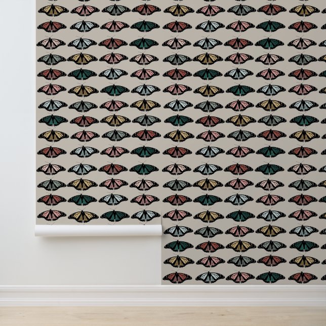 ニュートラルモダン蝶ガーデンボホパターン 壁紙 (アプリケーション)