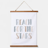 ニュートラルリーチのためのスターズアウタースペースキッズルーム 吊り下げ型タペストリー (正面)