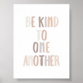 ニュートラルレインボーお互いに優しくすること ポスター (正面)