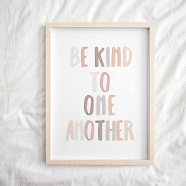 ニュートラルレインボーお互いに優しくすること ポスター