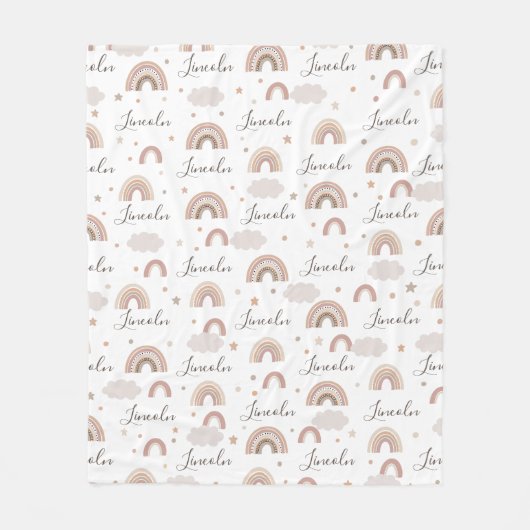 ニュートラルレインボーズ名毛布 フリースブランケット (正面)