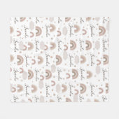 ニュートラルレインボーズ名毛布 フリースブランケット (正面(横))