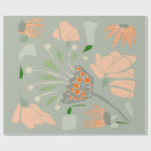 ニュートラルレンジのラッピング紙 ラッピングペーパー (フラット)