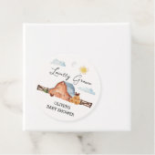 ニュートラルローカルグロウンファームバーンベビーシャワー フェイバータグ (インサイチュ)