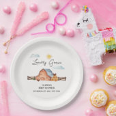 ニュートラルローカルグロウンファームバーンベビーシャワー ペーパープレート (パーティー)