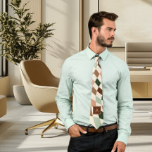 ニュートラルワープのチェッカーボードモノグラムタイ