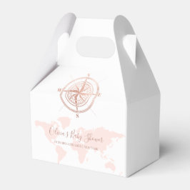 ニュートラルワールドマップトラベルアドベンチャーベビーシャワー フェイバーボックス