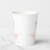 ニュートラルワールドマップトラベルアドベンチャーベビーシャワー 紙コップ (右)