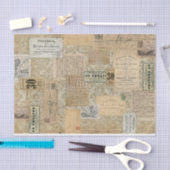 ニュートラルヴィンテージエフェラティッシュペーパー 薄葉紙 (クラフト)