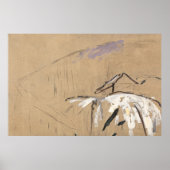 ニュートラルヴィンテージ抽象芸術ウォールアートポスタープリント ポスター (正面)