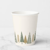 ニュートラル冬の赤ちゃんシャワー 紙コップ (裏面)