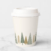 ニュートラル冬の赤ちゃんシャワー 紙コップ (裏面)