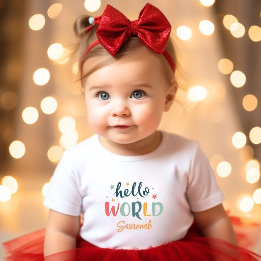 ニュートラル名前をカスタムするベビーシャワーベビー ベビーボディスーツ