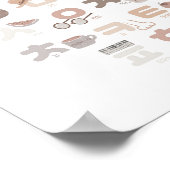 ニュートラル学韓国語の教育用ポスター ポスター (角)