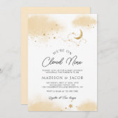 ニュートラル我々はクラウド9ベビーシャワー招待状 招待状 (正面/裏面)
