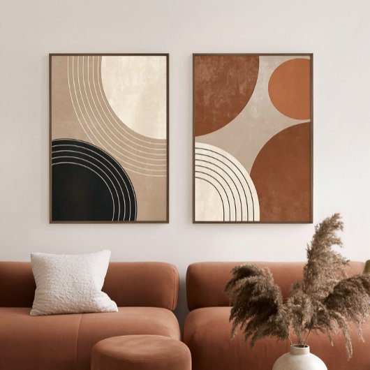 ニュートラル抽象芸術ジャパンディ幾何学壁画