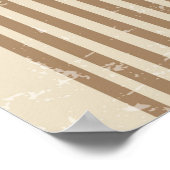 ニュートラル抽象芸術レインボーズ&ボタニカルウォールアート ポスター (角)