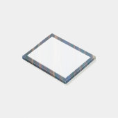 ニュートラル抽象芸術 |青いオリーブ色の銅のアーストーン ポストイット (アングル)