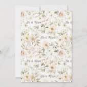 ニュートラル教会 | イースターサービス招待状 招待状 (裏面)