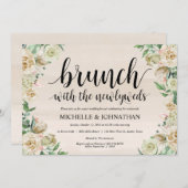 ニュートラル春ポ結婚ストズブランチ招待状カード 招待状 (正面/裏面)