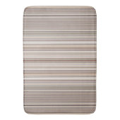 ニュートラル暖かいストライプ バスマット (正面縦)