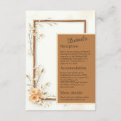 ニュートラル植物性アク結婚セント エンクロージャーカード (正面)