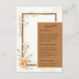 ニュートラル植物性アク結婚セント エンクロージャーカード