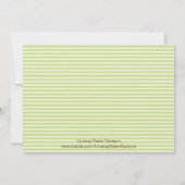 ニュートラル水玉模様ベビーシャワー招待状 招待状 (裏面)