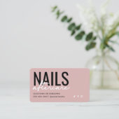 ニュートラル爪、 ネイルアフターケアカード 名刺