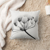 ニュートラル白雪玉花模様by Ava クッション (ブランケット)