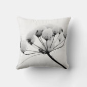 ニュートラル白雪玉花模様by Ava クッション (裏面)