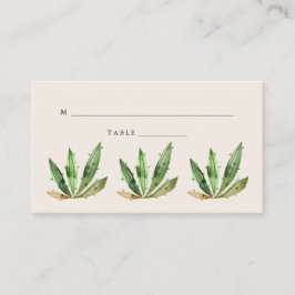 ニュートラル砂漠ストライプ |の結婚護衛カード プレイスカード