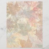 ニュートラル秋と秋テクスチャースクラップブック紙 (正面)