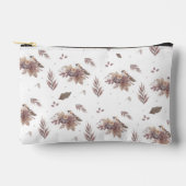 ニュートラル秋の鳥の継ぎ目のないパターン アクセサリーポーチ (正面)