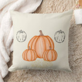 ニュートラル秋パンプキンパターン装飾用クッション クッション (ブランケット)