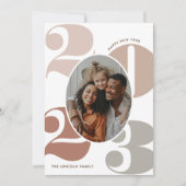 ニュートラル級数1写真新年おめでとう シーズンカード (正面)