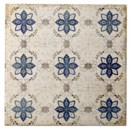 ニュートラル素朴ネイビーブルーセラミックタイル タイル