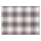 ニュートラル素朴ブラウンホワイトギンガムバッファロープレイド テーブルクロス (正面(横))