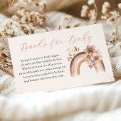 ニュートラル素朴ボホレインボーブックベビー エンクロージャーカード