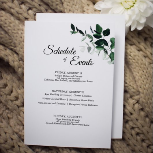 ニュートラル結婚ボタニカルスケジュールエンクロージャカード エンクロージャーカード